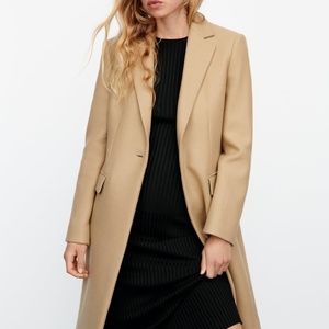 ZARA MENSWEAR STYLE WOOL COAT2021 (Med)